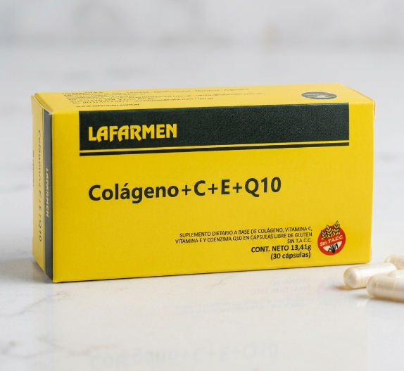 Colágeno hidrolizado Lafarmen en cápsulas y polvo, suplemento para piel, articulaciones y huesos