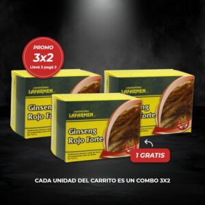 Combo 3x2 Ginseng rojo forte